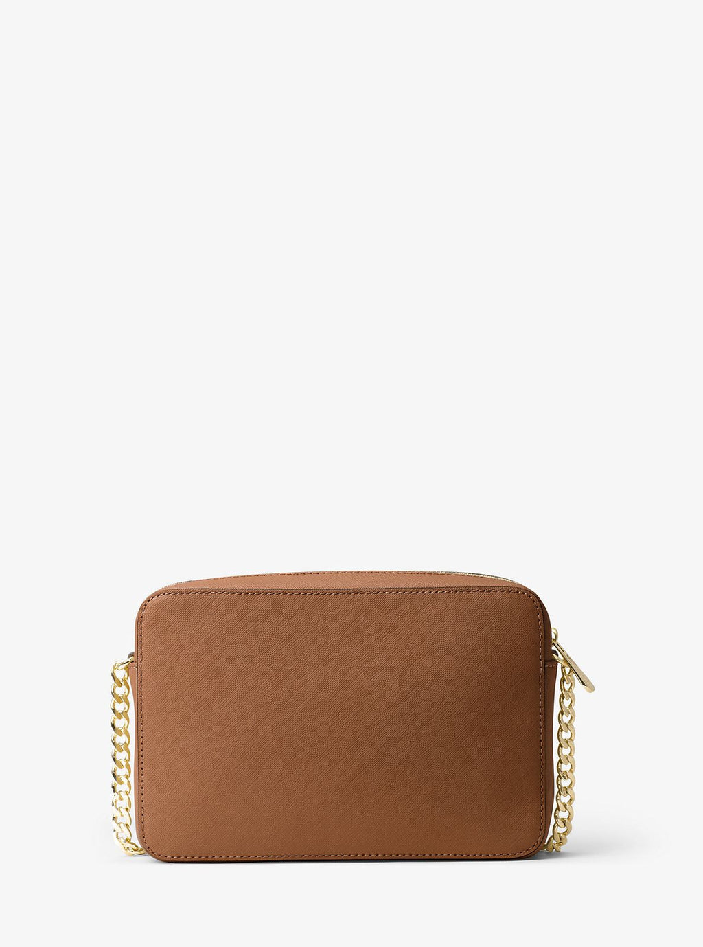 Bolso bandolera grande Jet Set de piel saffiano Café - boutiquelujo.cl