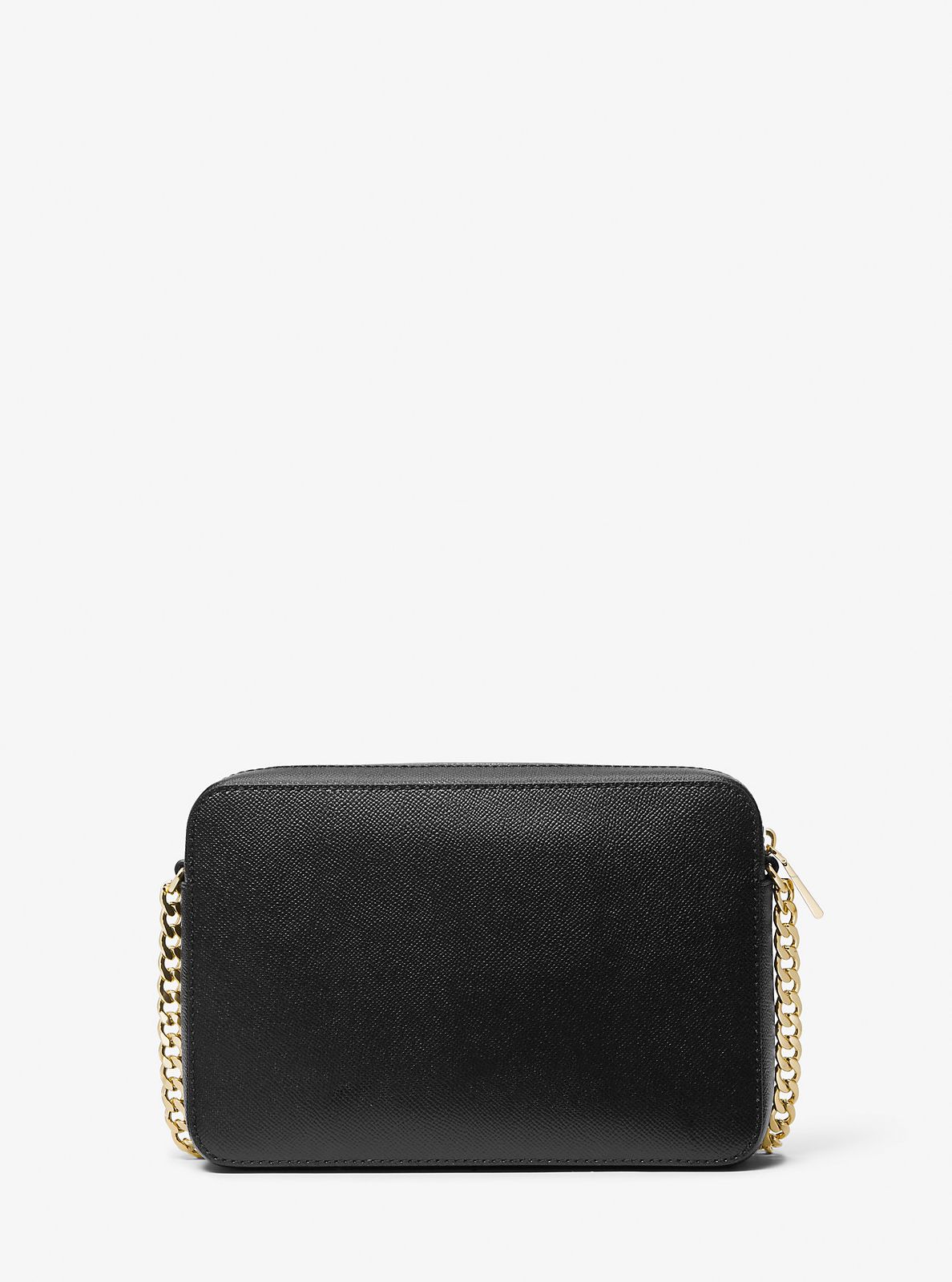 Bolso bandolera grande Jet Set de piel saffiano Negro - boutiquelujo.cl