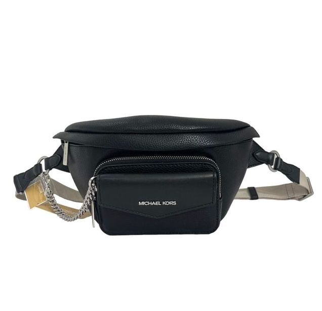 Crosboddy Riñonera Michael Kors Maisie Large Negro 2 En 1 - boutiquelujo.cl