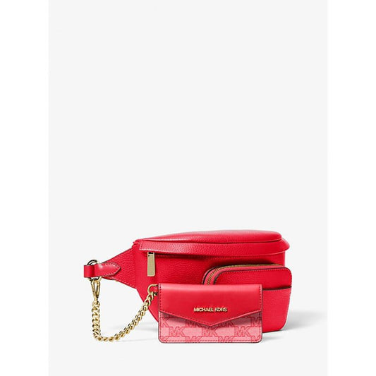 Crosboddy Riñonera Michael Kors Maisie Large Rojo 2 En 1 - boutiquelujo.cl